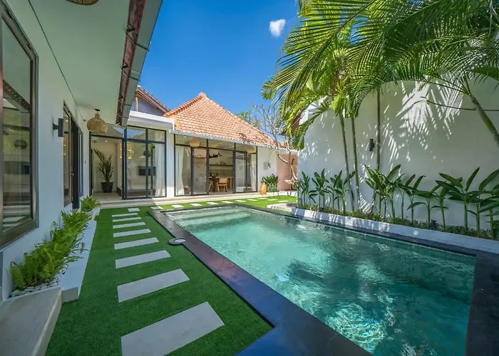 فيلة 3br W- Pool & Sun Loungers